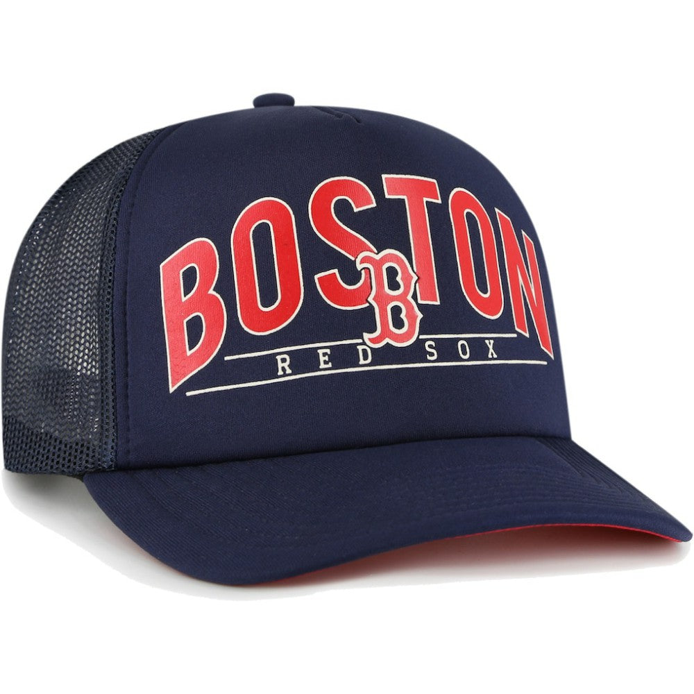 Boston Red Sox '47 Backhaul Foam Trucker Snapback Hat On Sale