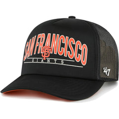 San Francisco Giants '47 Backhaul Foam Trucker Snapback Hat discount