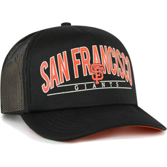 San Francisco Giants '47 Backhaul Foam Trucker Snapback Hat discount