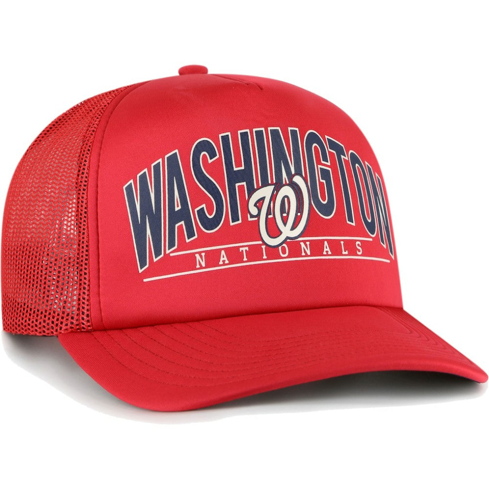 Washington Nationals '47 Backhaul Foam Trucker Snapback Hat Sale