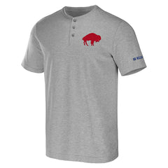 Buffalo Bills NFL x Darius Rucker Collection Henley T-Shirt Heathered Gray - Fanatics