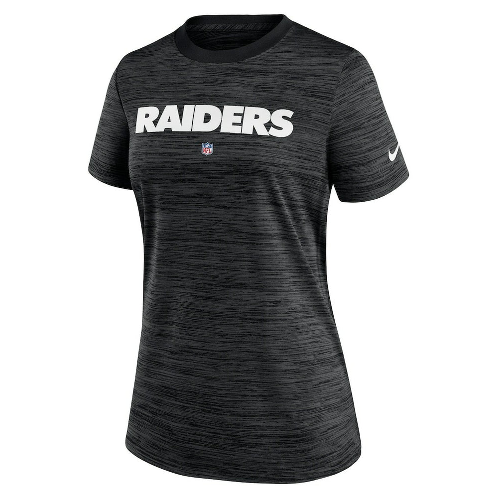 Las Vegas Raiders Women's Sideline Velocity Performance T-Shirt Black - Nike