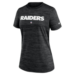 Las Vegas Raiders Women's Sideline Velocity Performance T-Shirt Black - Nike
