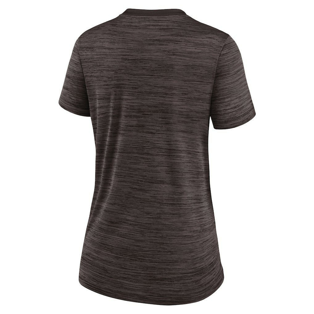 Cleveland Browns Women's Sideline Velocity Performance T-Shirt Brown - Nike