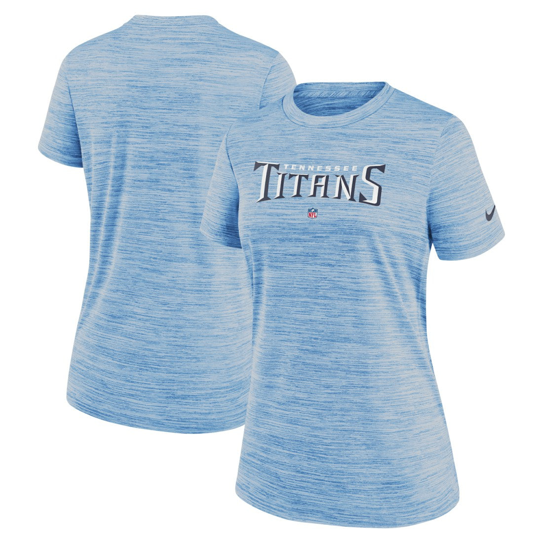 Tennessee Titans Women's Sideline Velocity Performance T-Shirt Light Blue - Nike