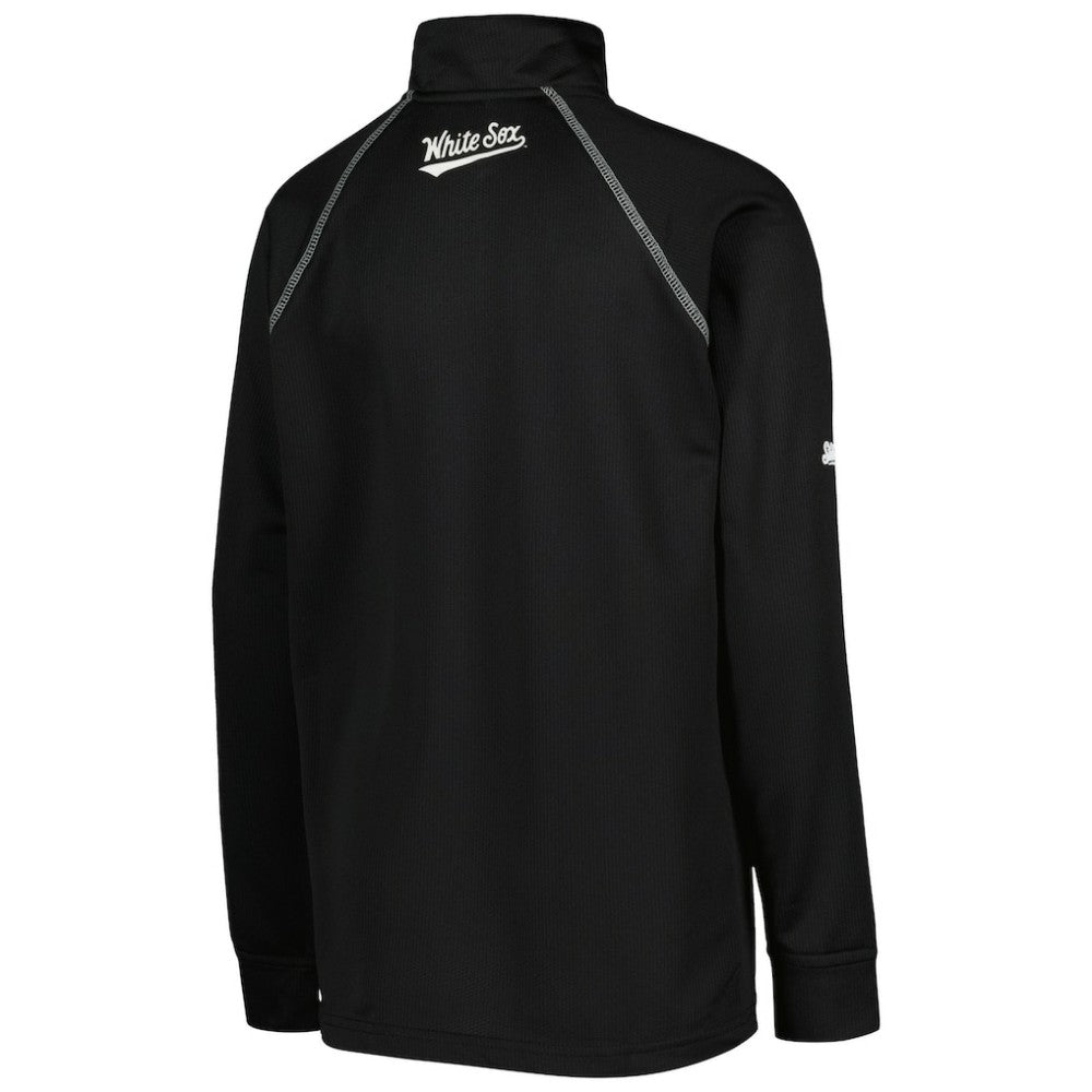 Chicago White Sox Stitches Youth Team Raglan Quarter-Zip Jacket discount