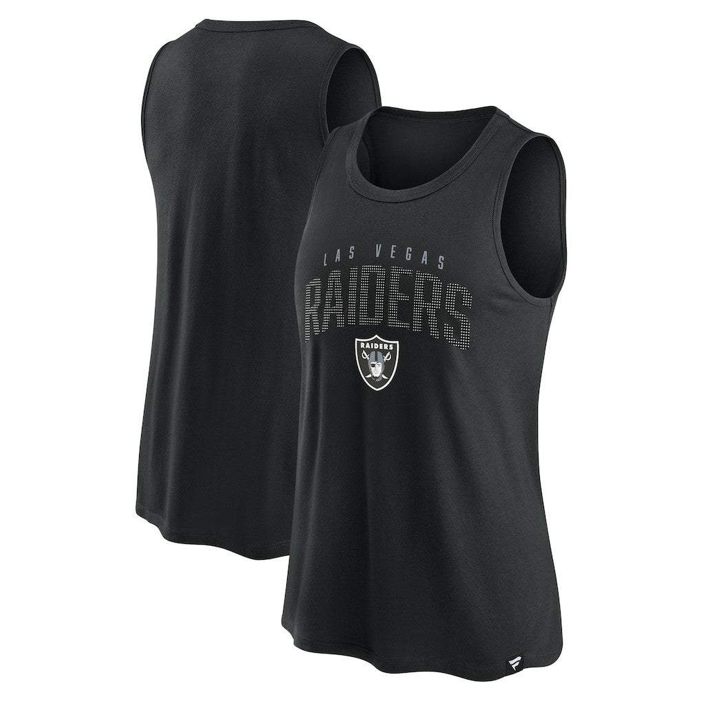 Las Vegas Raiders Women's Classic Rhine Tank Top Black - Fanatics