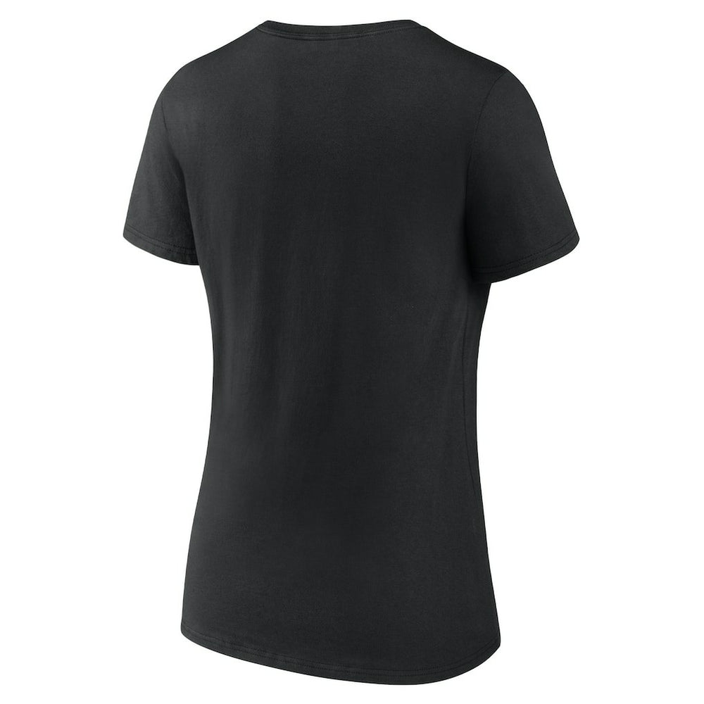 New Orleans Saints Women's Shine Time V-Neck T-Shirt Black - Fanatics