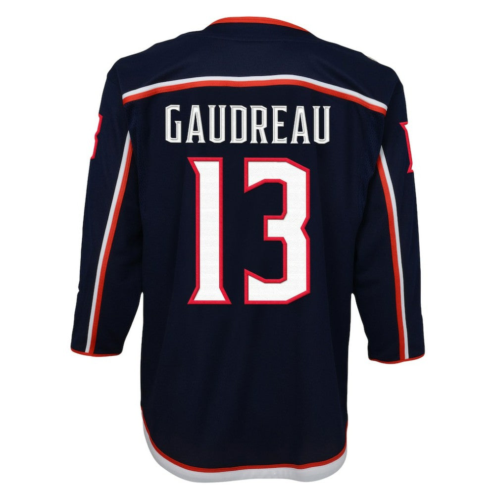 Johnny Gaudreau Columbus Blue Jackets Youth 2022/23 Premier Player Jersey - Navy | NHL Jerseys