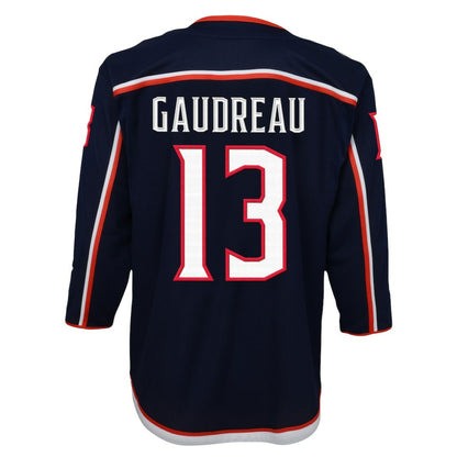 Johnny Gaudreau Columbus Blue Jackets Youth 2022/23 Premier Player Jersey - Navy | NHL Jerseys