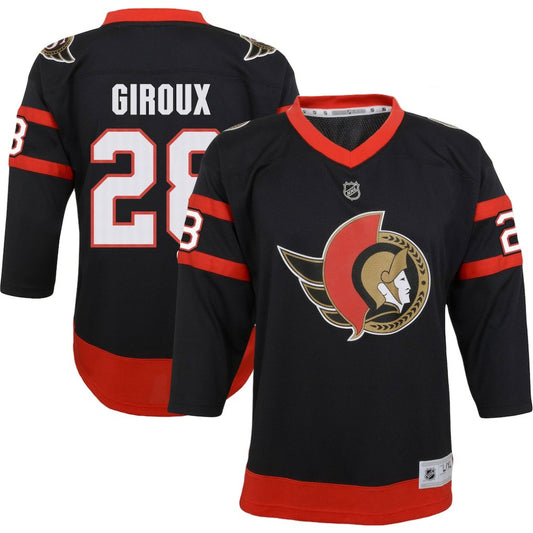Claude Giroux Ottawa Senators Youth Replica Player Jersey - Black | NHL Jerseys