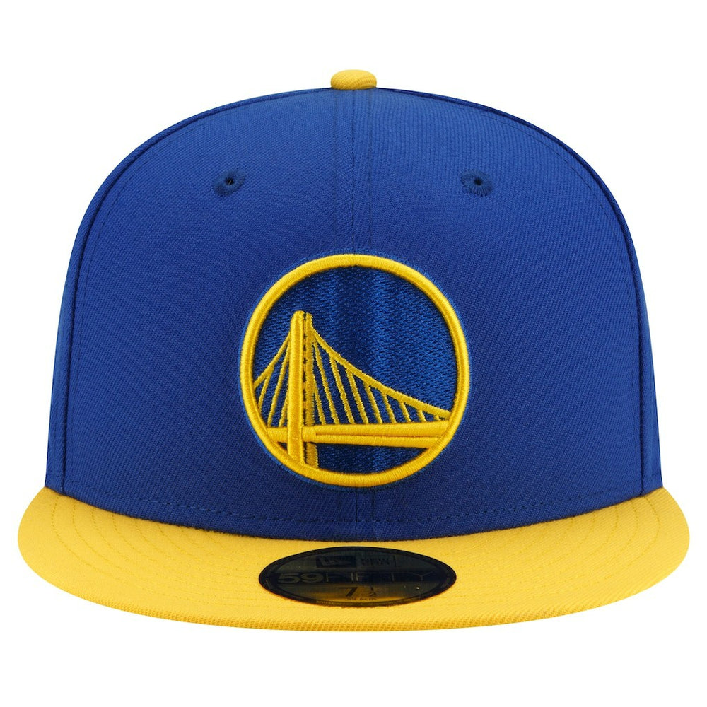 New Era - Golden State Warriors 2-Tone 59FIFTY Fitted Hat - Royal/Gold