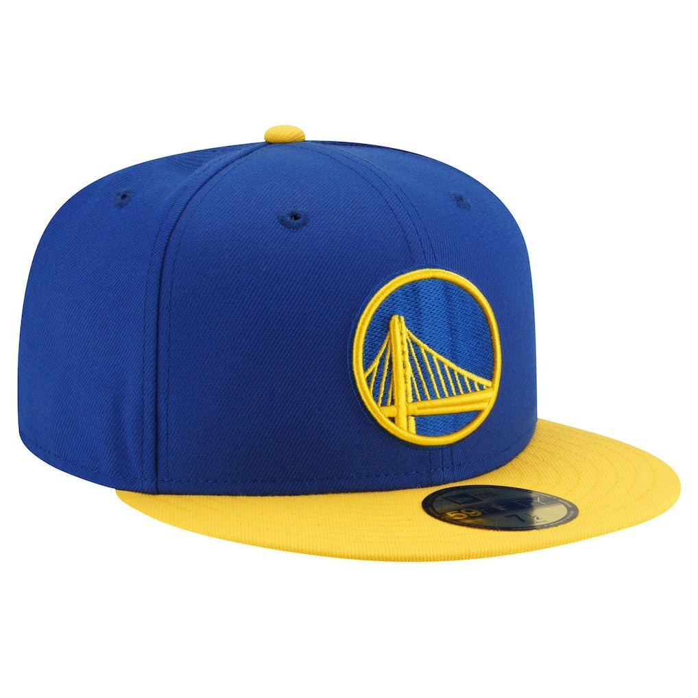 New Era - Golden State Warriors 2-Tone 59FIFTY Fitted Hat - Royal/Gold