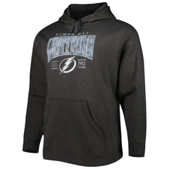 Tampa Bay Lightning - Fanatics Big & Tall Dynasty Pullover Hoodie Heather Charcoal