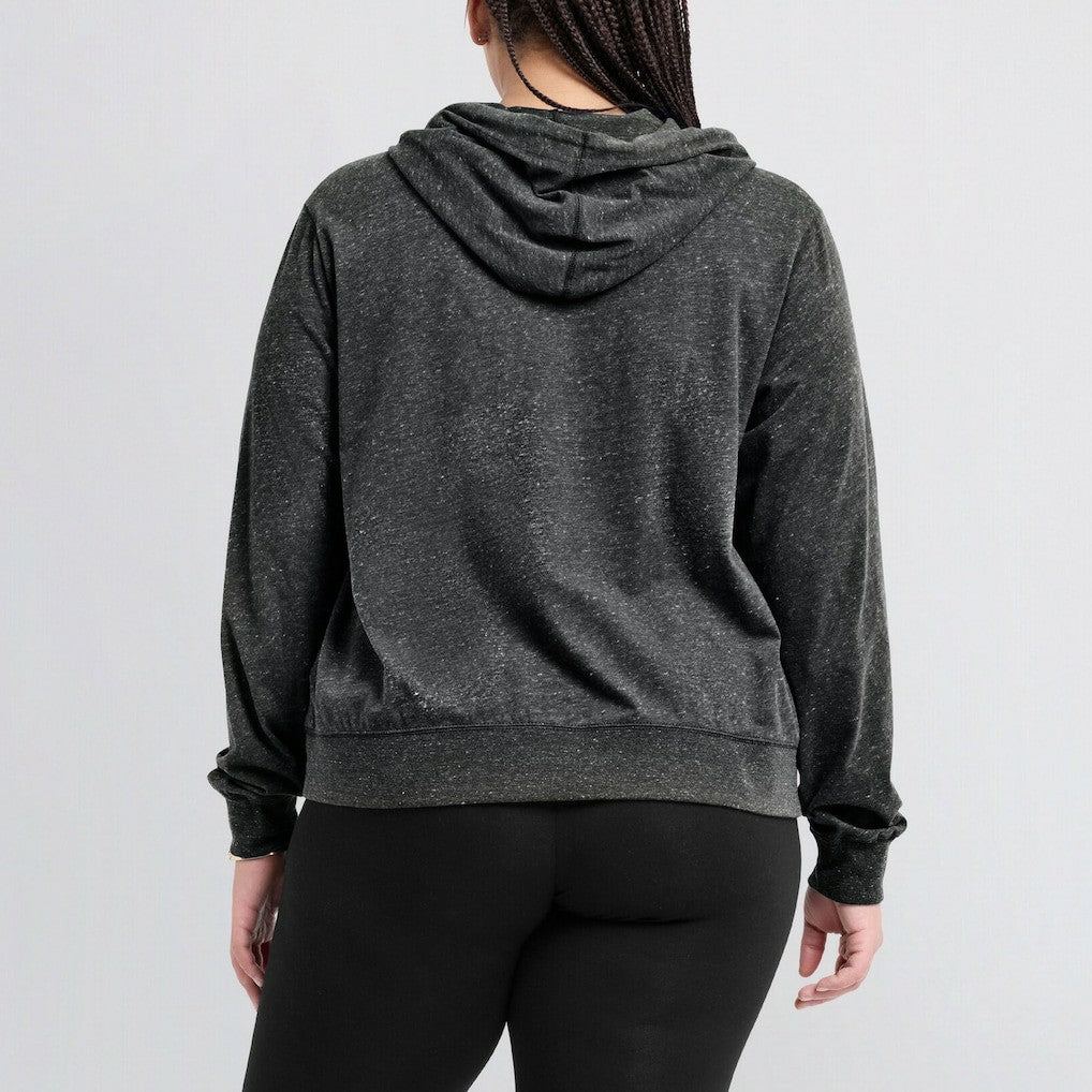 Las Vegas Raiders Women's Gym Vintage Lightweight Pullover Hoodie Black - Nike