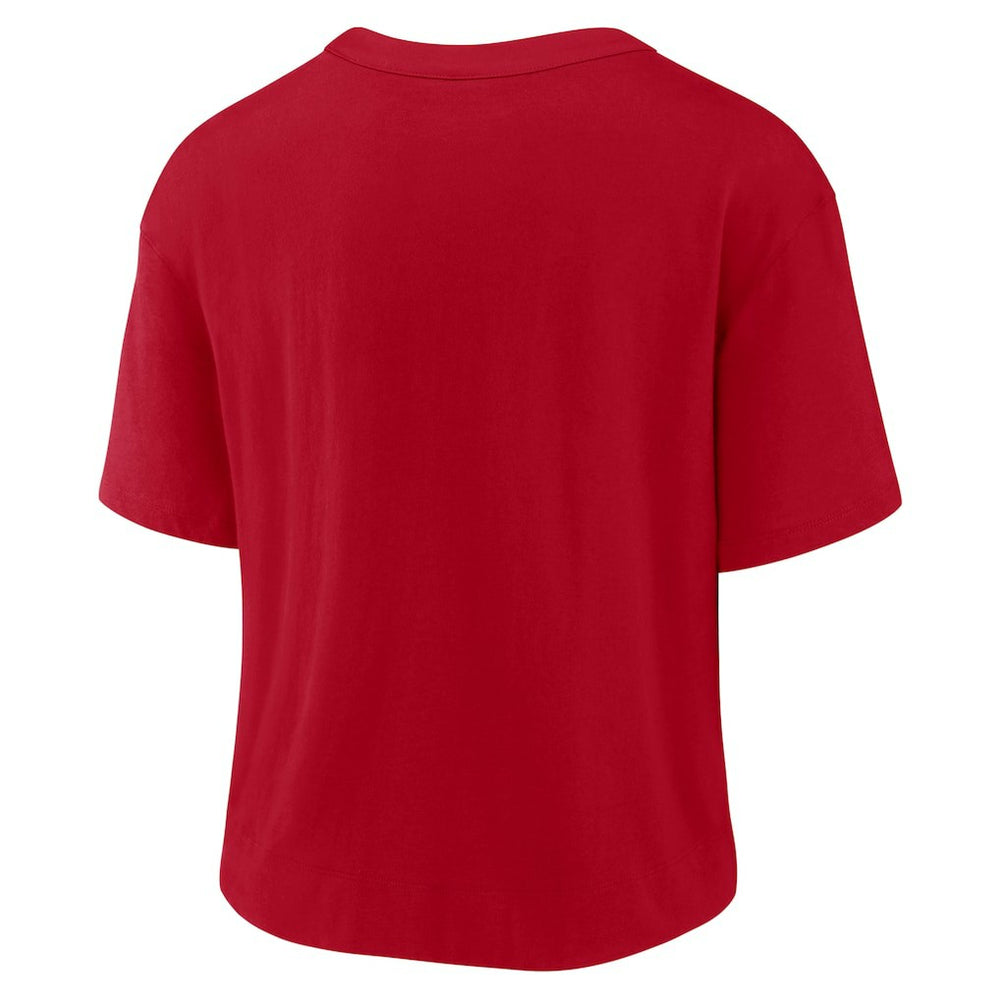 Buffalo Bills Women's High Hip Fashion T-Shirt Red/Royal - Nike
