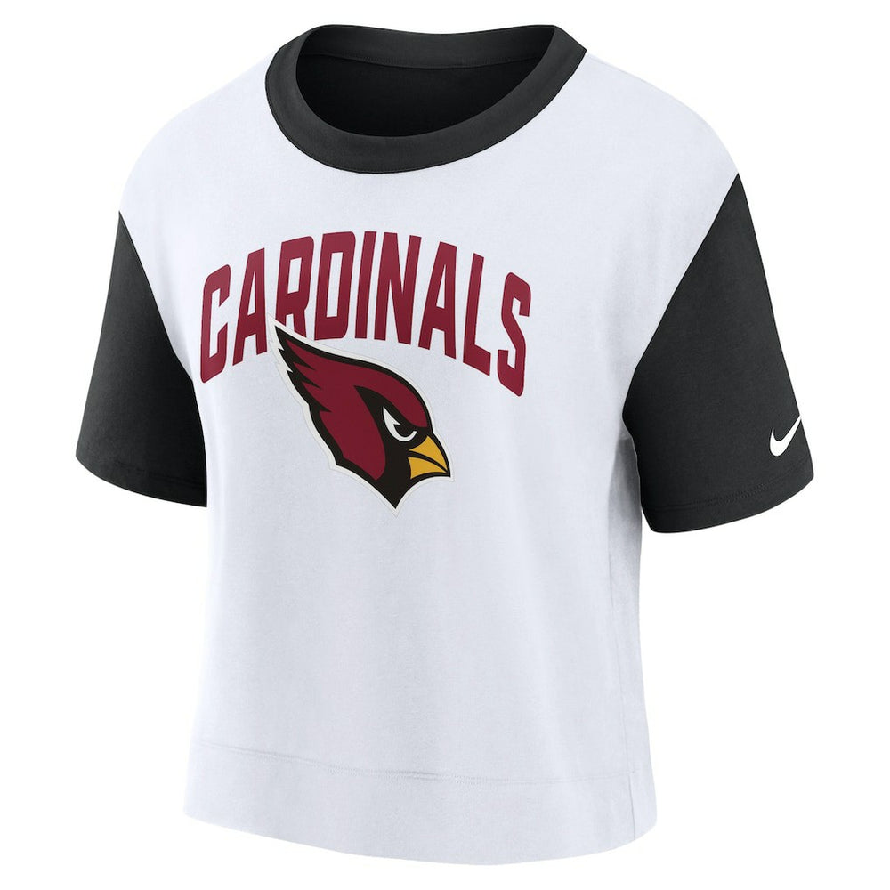 Arizona Cardinals Women's High Hip Fashion T-Shirt Black/White - Nike