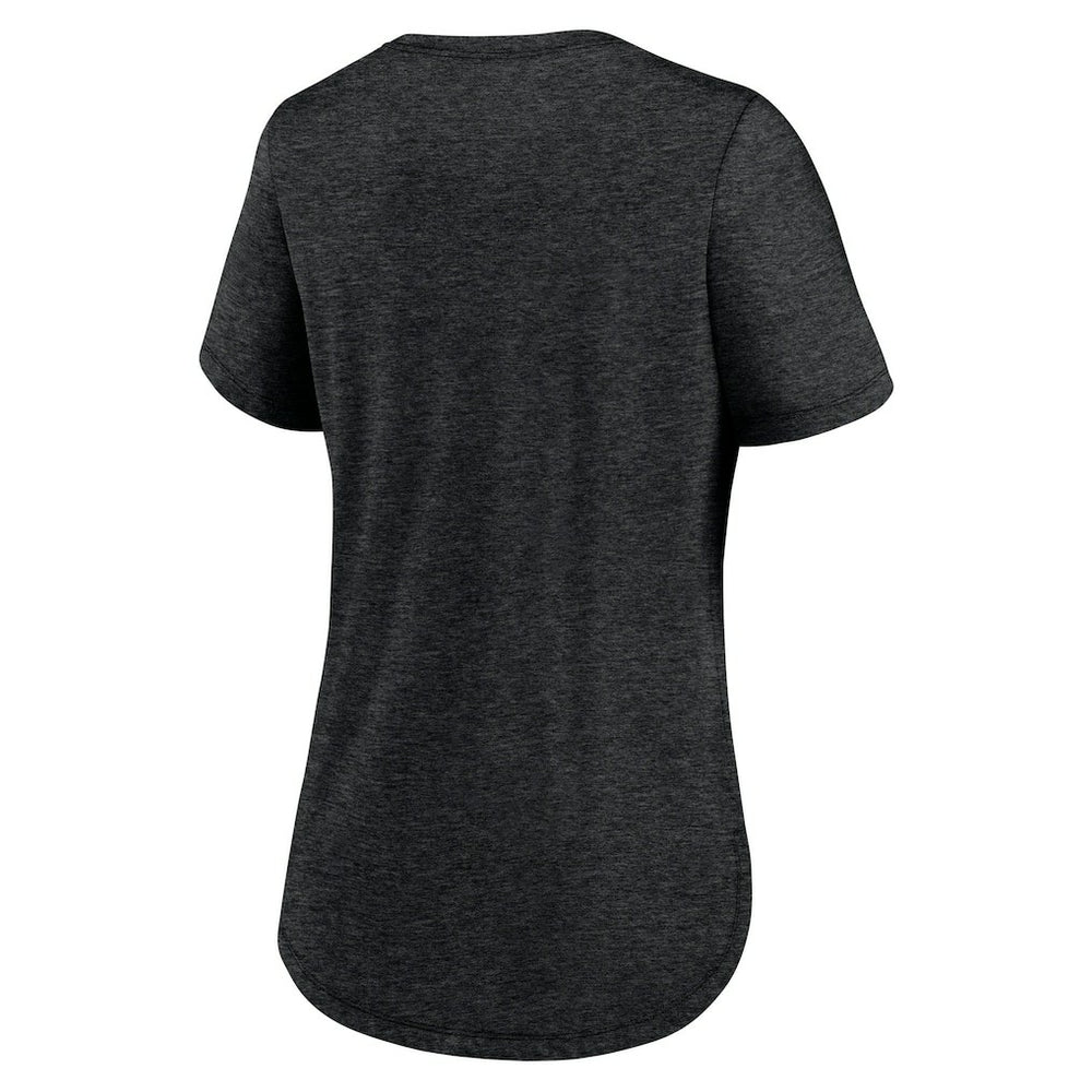 New Orleans Saints Women's Local Fashion Tri-Blend T-Shirt Heather Black - Nike