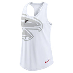 Atlanta Falcons Women's Tri-Blend Scoop Neck Racerback Tank Top White - Nike