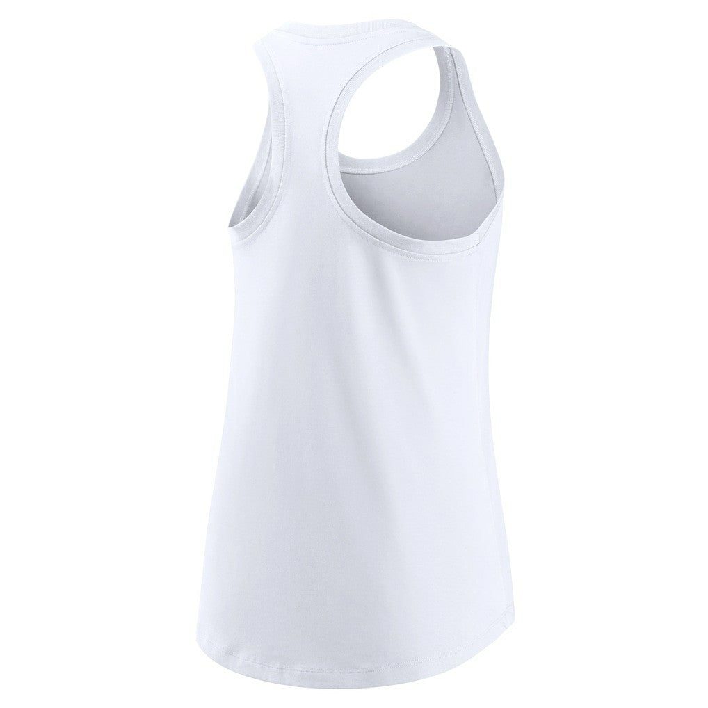 Atlanta Falcons Women's Tri-Blend Scoop Neck Racerback Tank Top White - Nike