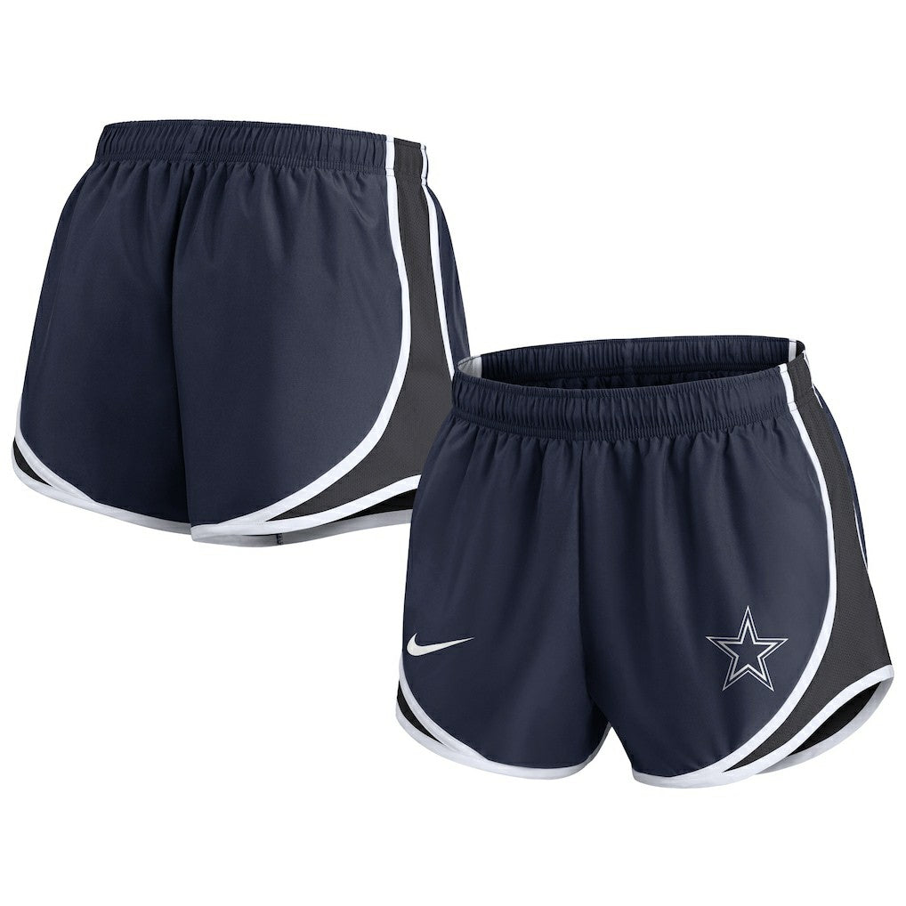 Dallas Cowboys Women's Plus Size Tempo Shorts Navy - Nike