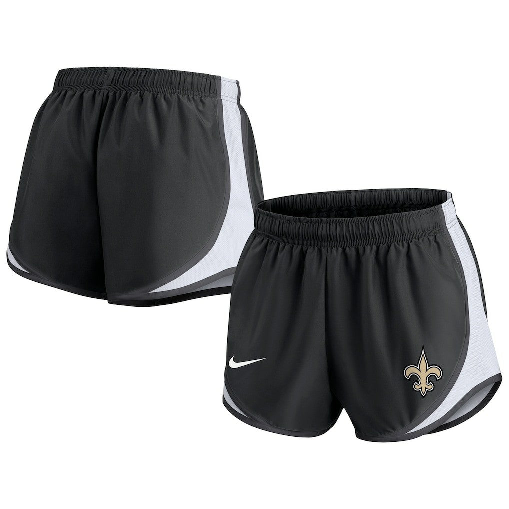 New Orleans Saints Women's Performance Tempo Shorts Black - Nike