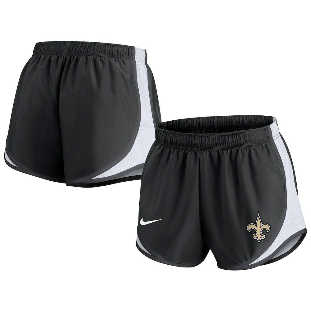 New Orleans Saints Women's Performance Tempo Shorts Black - Nike