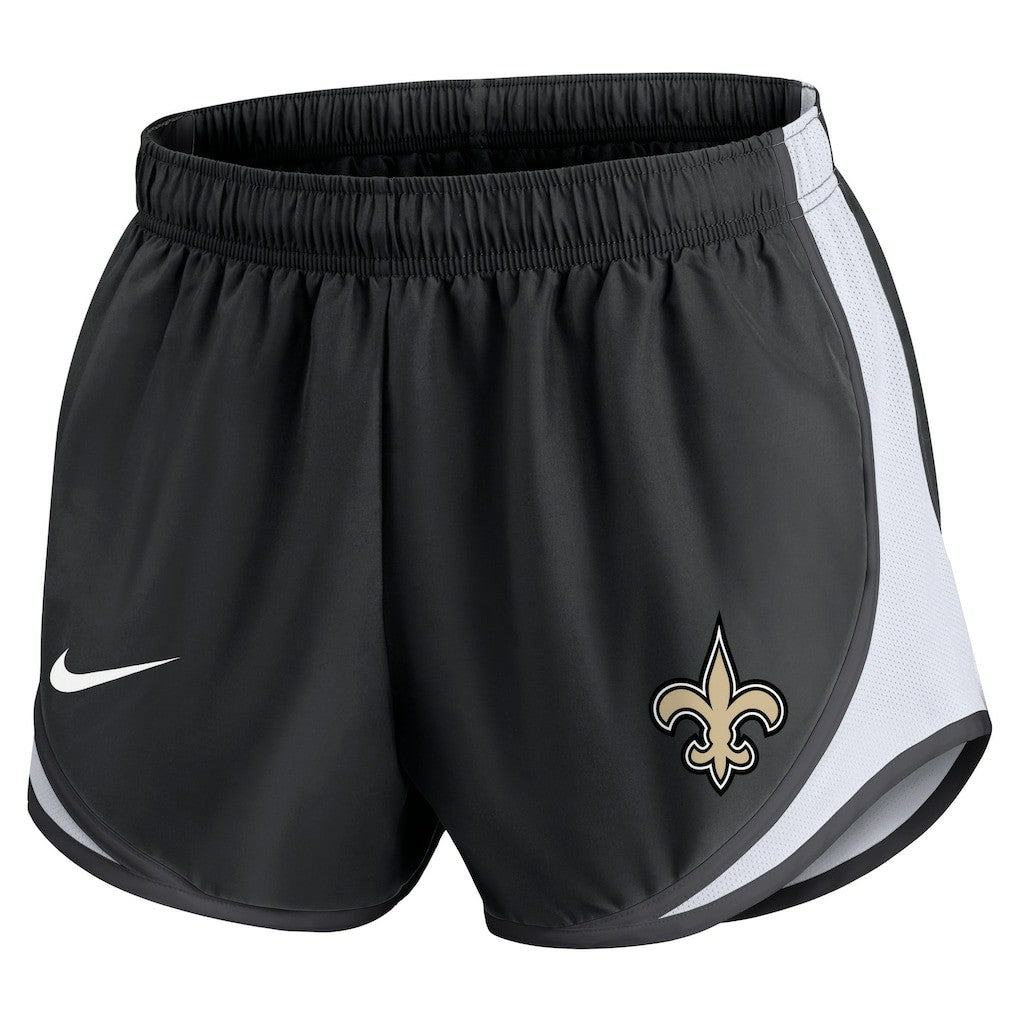 New Orleans Saints Women's Performance Tempo Shorts Black - Nike