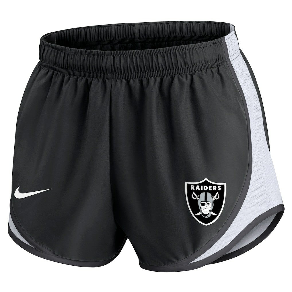 Las Vegas Raiders Women's Performance Tempo Shorts Black - Nike
