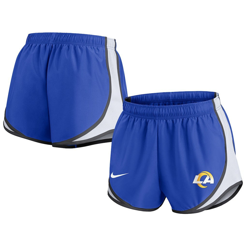 Los Angeles Rams Women's Performance Tempo Shorts Royal - Nike