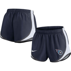 Tennessee Titans Women's Performance Tempo Shorts Navy - Nike