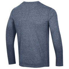 Seattle Kraken Champion Tri-Blend Long Sleeve T-Shirt Heather Navy