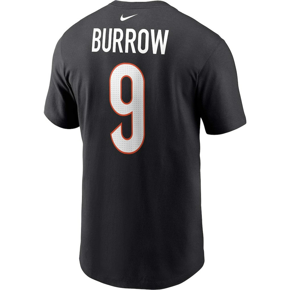Joe Burrow Cincinnati Bengals Player Name & Number T-Shirt Black - Nike
