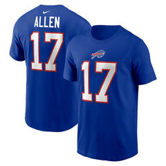 Josh Allen Buffalo Bills Player Name & Number T-Shirt Royal - Nike