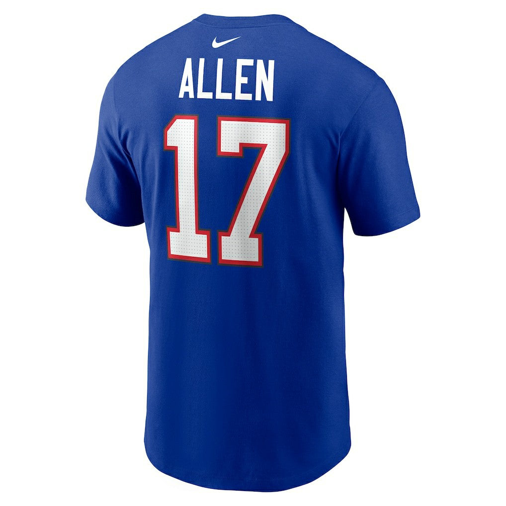 Josh Allen Buffalo Bills Player Name & Number T-Shirt Royal - Nike