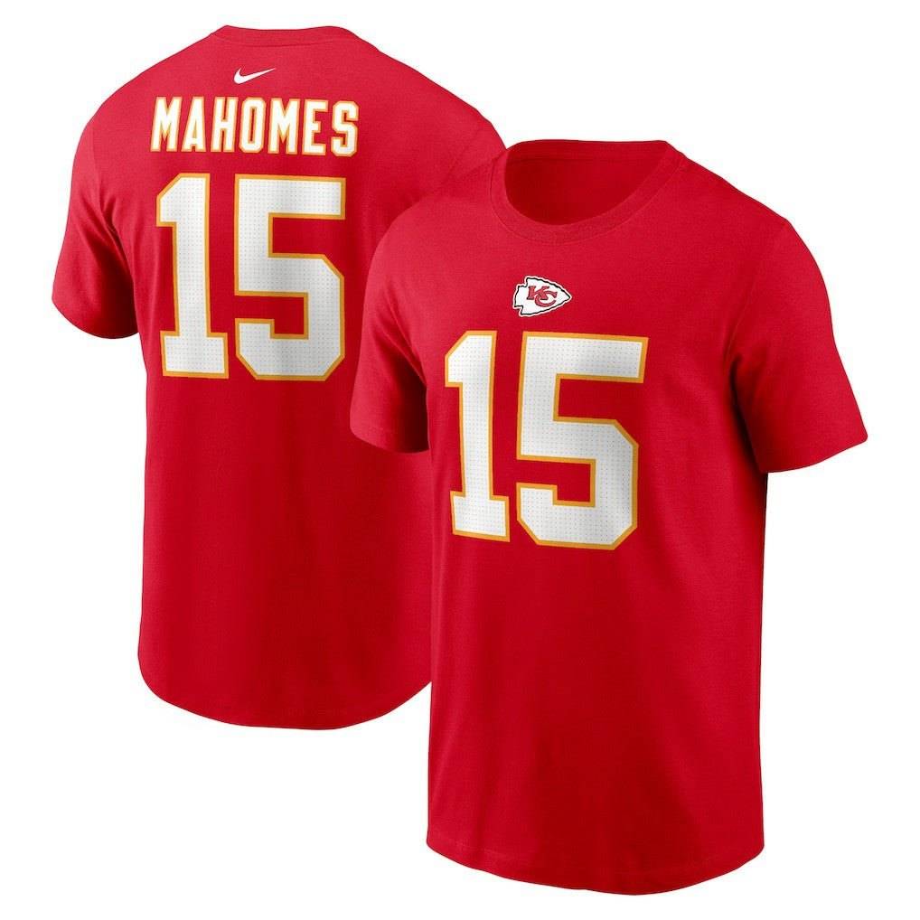 Patrick Mahomes Kansas City Chiefs Player Name & Number T-Shirt Red - Nike