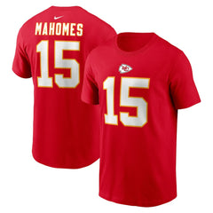 Patrick Mahomes Kansas City Chiefs Player Name & Number T-Shirt Red - Nike