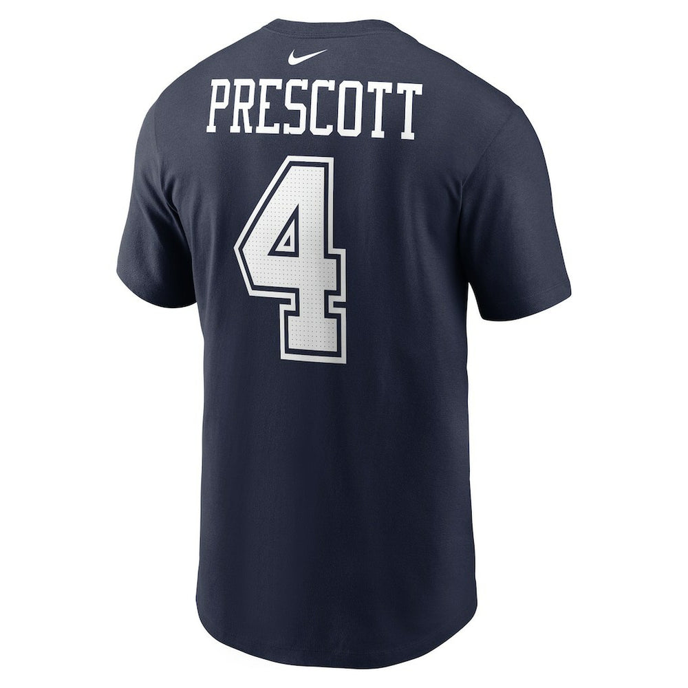 Dak Prescott Dallas Cowboys Player Name & Number T-Shirt Navy - Nike
