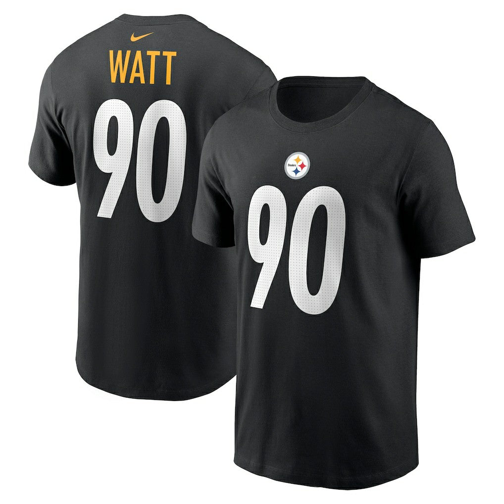 T.J. Watt Pittsburgh Steelers Player Name & Number T-Shirt Black - Nike