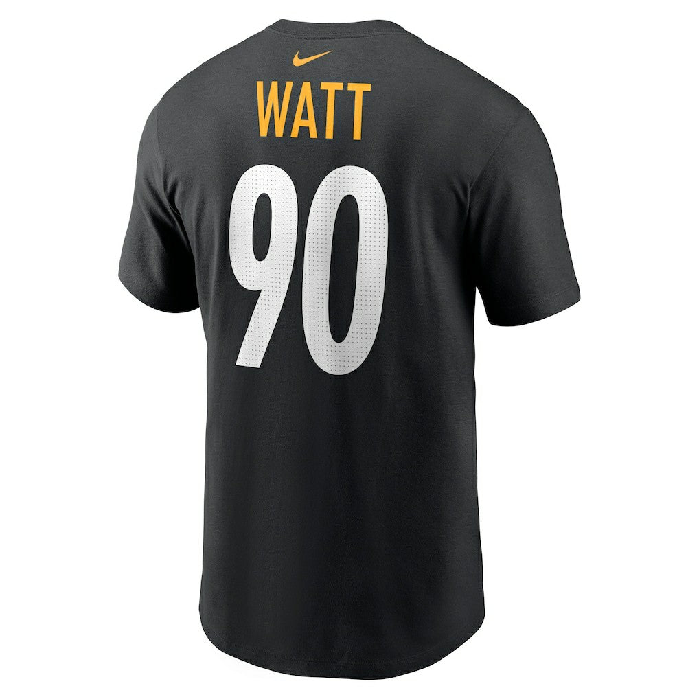 T.J. Watt Pittsburgh Steelers Player Name & Number T-Shirt Black - Nike
