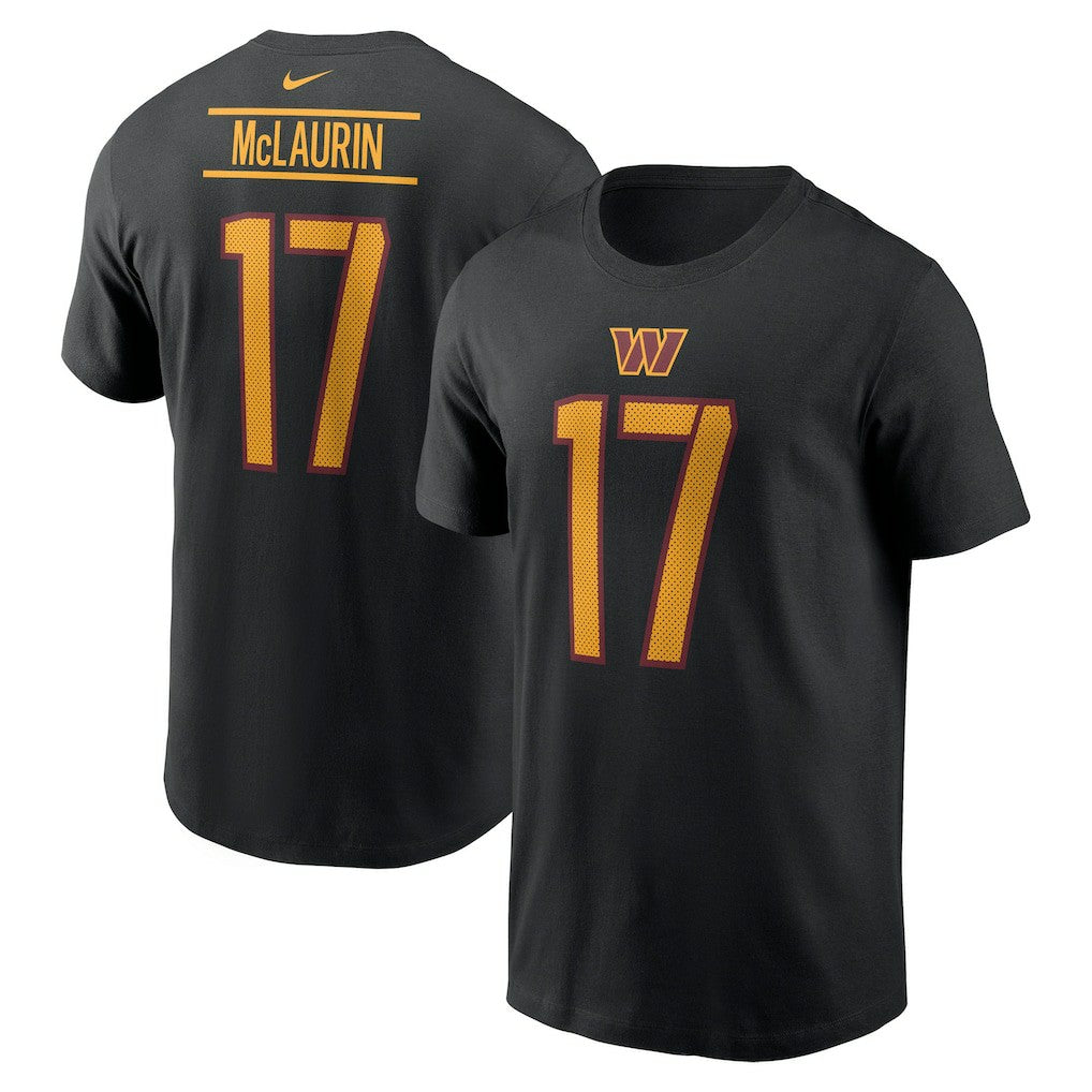 Terry McLaurin Washington Commanders Player Name & Number T-Shirt Black - Nike