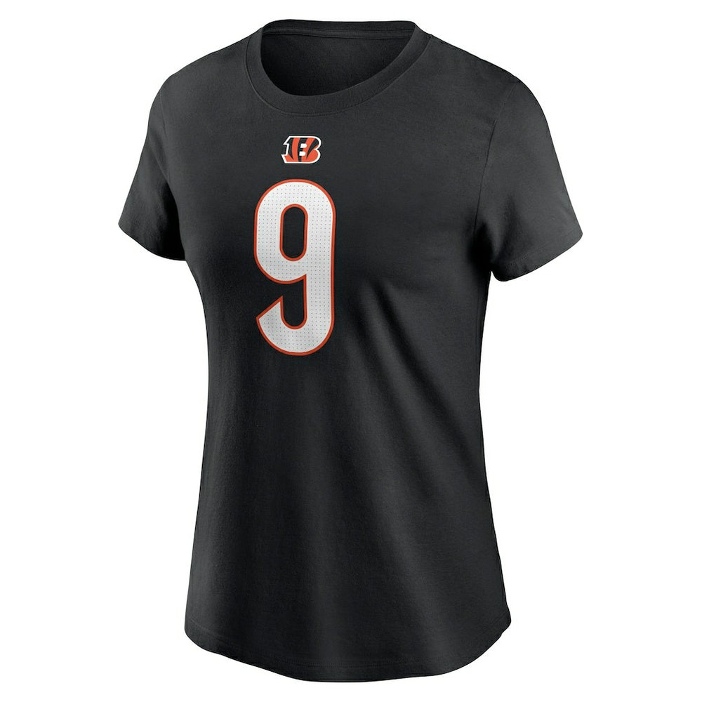 Joe Burrow Cincinnati Bengals Women's Player Name & Number T-Shirt Black - Nike