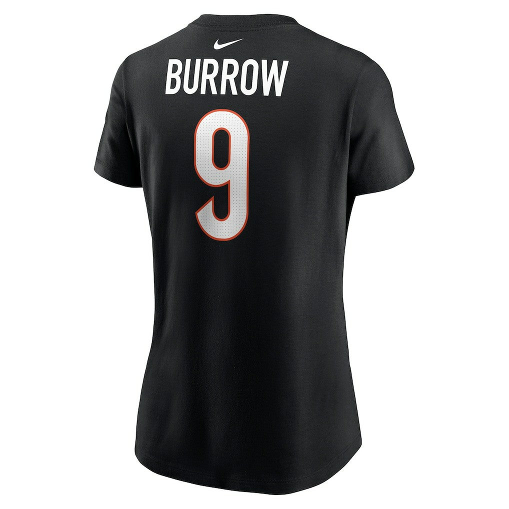 Joe Burrow Cincinnati Bengals Women's Player Name & Number T-Shirt Black - Nike