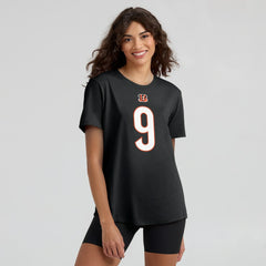 Joe Burrow Cincinnati Bengals Women's Player Name & Number T-Shirt Black - Nike