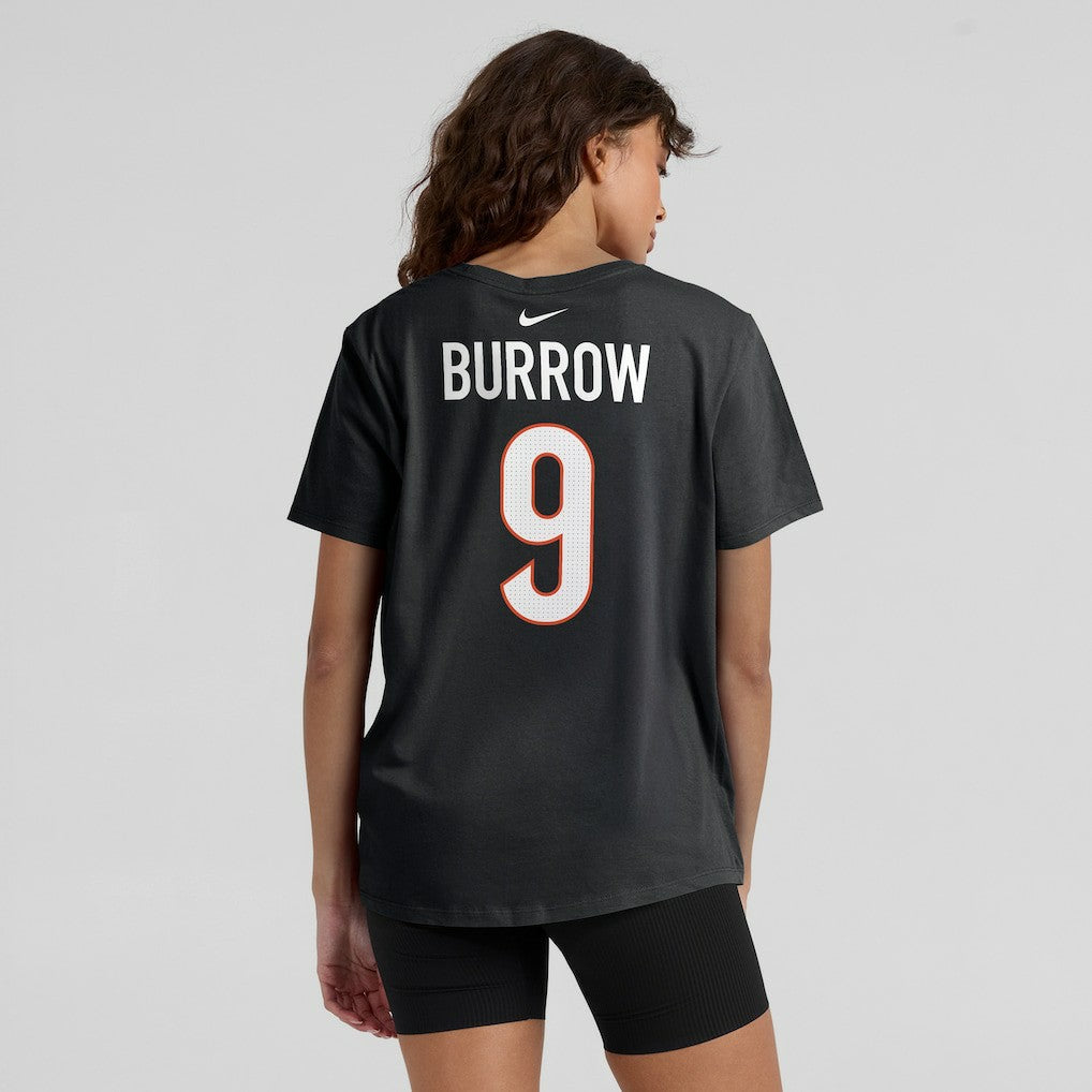 Joe Burrow Cincinnati Bengals Women's Player Name & Number T-Shirt Black - Nike