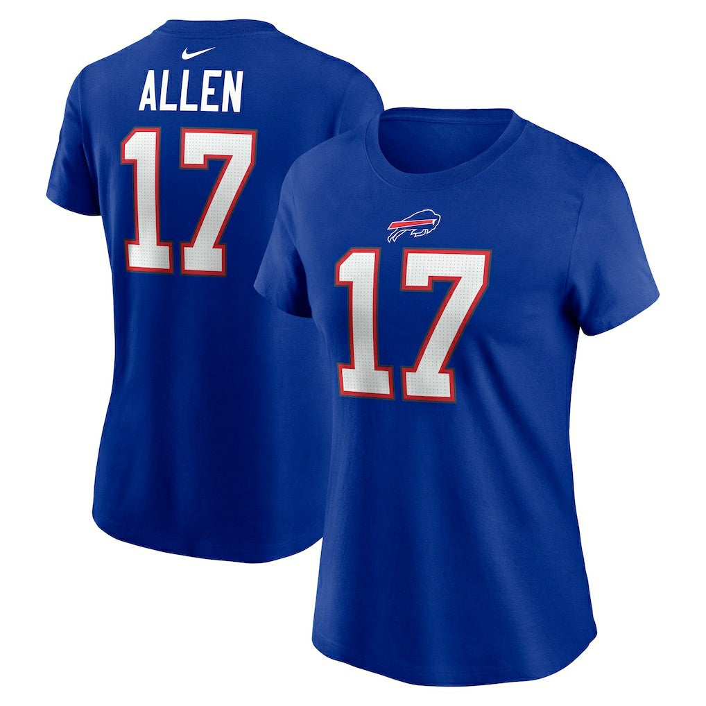 Josh Allen Buffalo Bills Women's Player Name & Number T-Shirt Royal - Nike