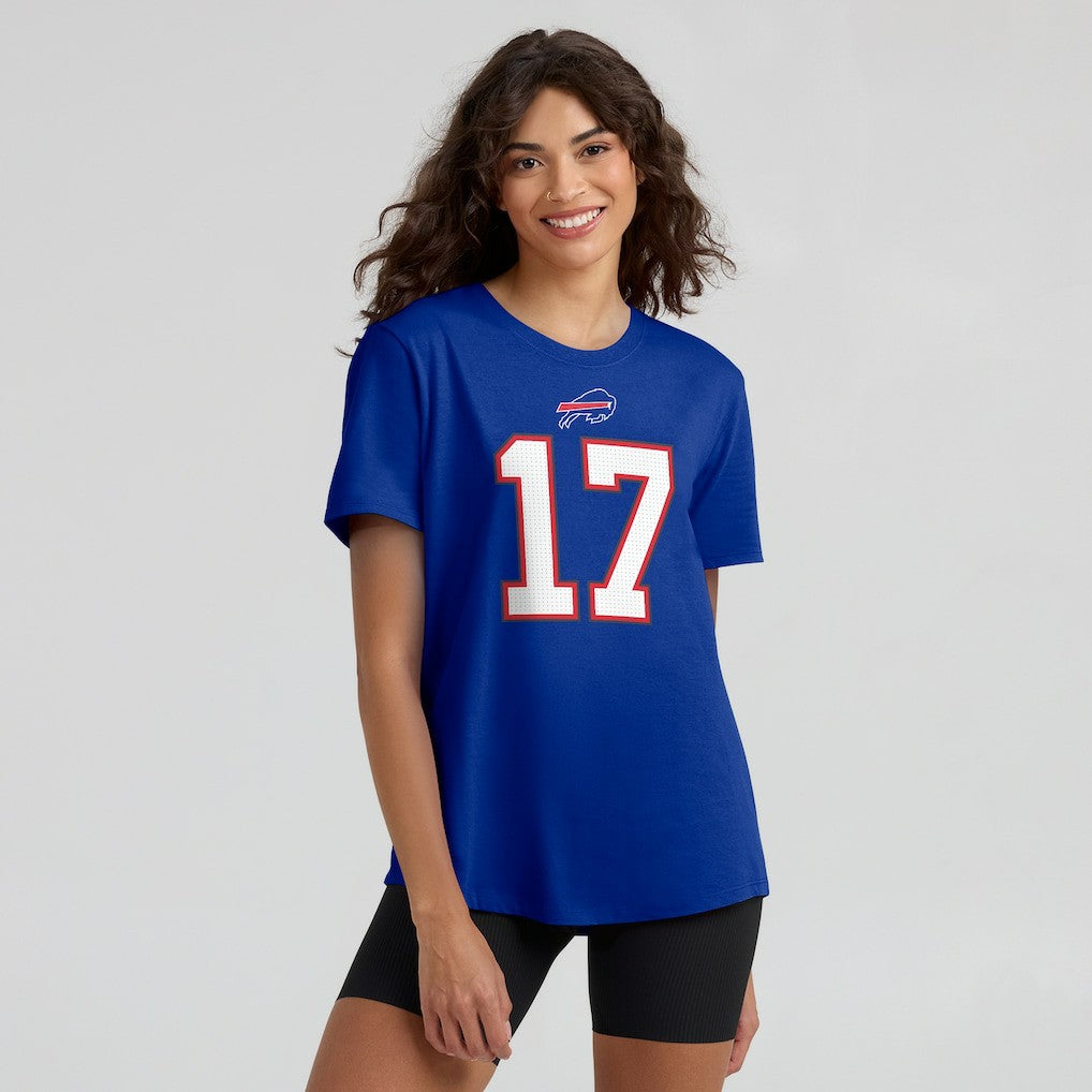 Josh Allen Buffalo Bills Women's Player Name & Number T-Shirt Royal - Nike