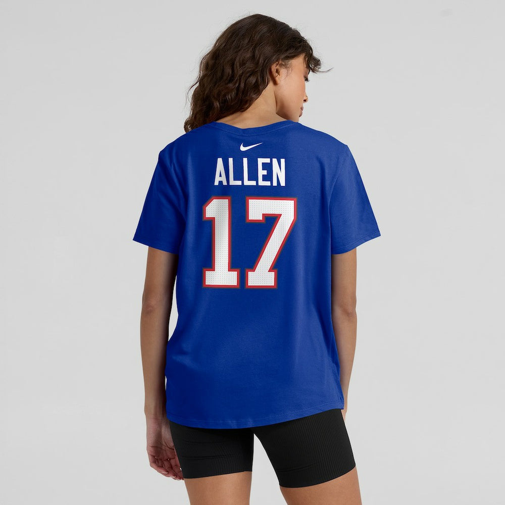 Josh Allen Buffalo Bills Women's Player Name & Number T-Shirt Royal - Nike