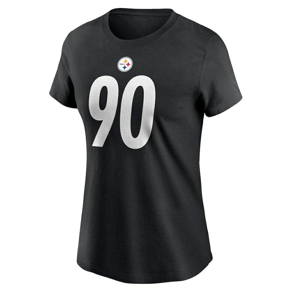 T.J. Watt Pittsburgh Steelers Women's Player Name & Number T-Shirt Black - Nike