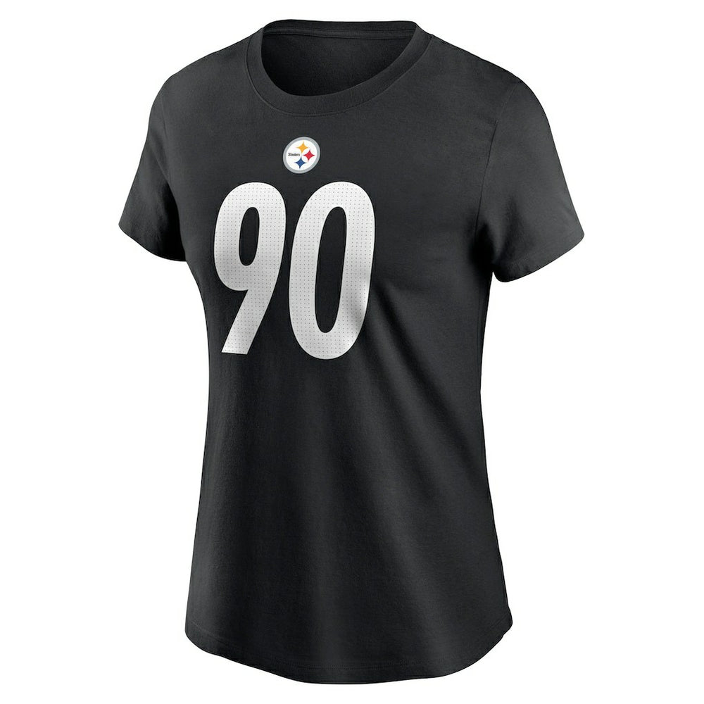 T.J. Watt Pittsburgh Steelers Women's Player Name & Number T-Shirt Black - Nike